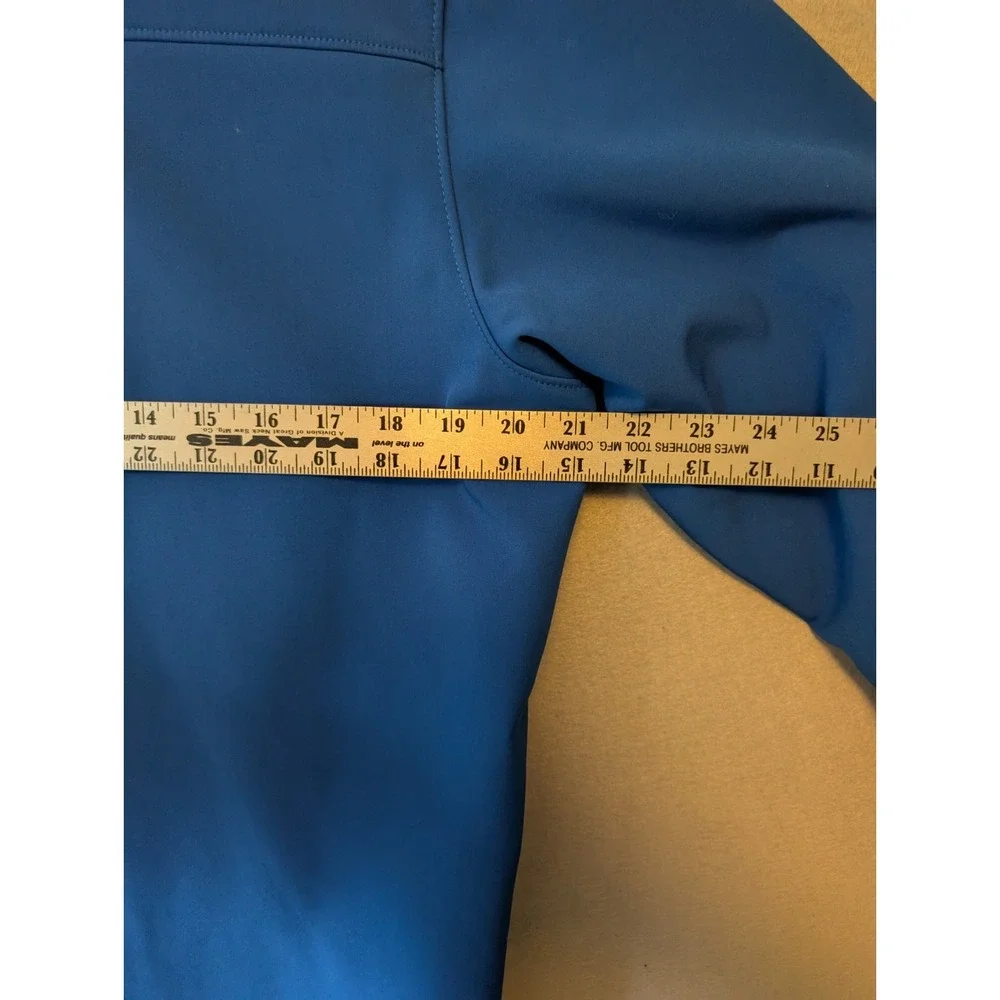 Mountain Hard Wear Men‎ Small Polar Tek Full Zip Softshell Jacket Nightfall Blue